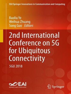 cover image of 2nd International Conference on 5G for Ubiquitous Connectivity